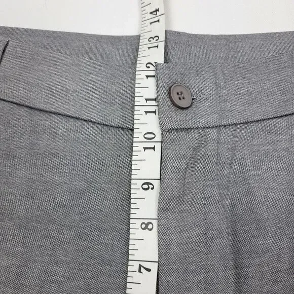 IChosy Women's Casual Dress Pants High Waist Pull Up Size 12 Gray Barely Bootcut - Picture 9 of 10